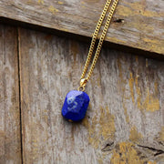 Collana "onestà" in lapis-lazuli ecomboutique166